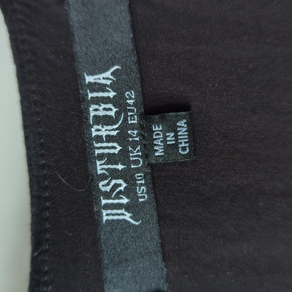 Disturbia 🕸 Alder Cotton Detail Dress Sz Us10 - Picture 3 of 5